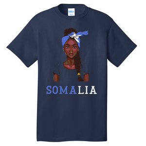 Somalian Flag Uniform Souvenirs Products Woman Somalia Tall T-Shirt