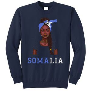 Somalian Flag Uniform Souvenirs Products Woman Somalia Tall Sweatshirt