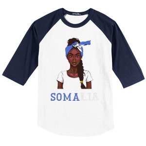 Somalian Flag Uniform Souvenirs Products Woman Somalia Baseball Sleeve Shirt