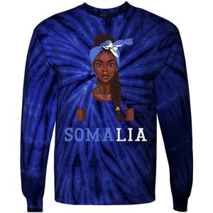 Somalian Flag Uniform Souvenirs Products Woman Somalia Tie-Dye Long Sleeve Shirt