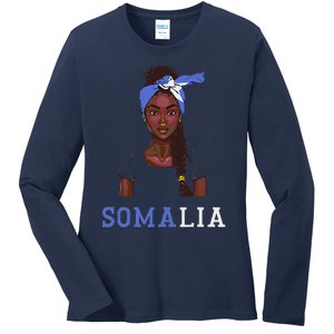 Somalian Flag Uniform Souvenirs Products Woman Somalia Ladies Long Sleeve Shirt