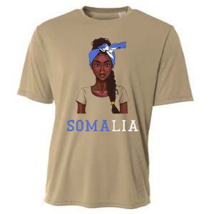 Somalian Flag Uniform Souvenirs Products Woman Somalia Cooling Performance Crew T-Shirt