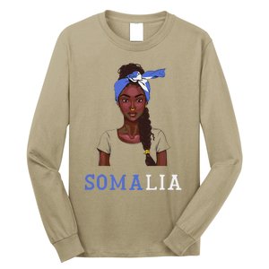 Somalian Flag Uniform Souvenirs Products Woman Somalia Long Sleeve Shirt