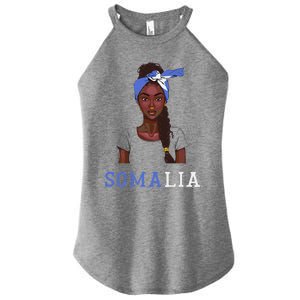 Somalian Flag Uniform Souvenirs Products Woman Somalia Women's Perfect Tri Rocker Tank