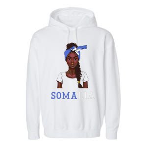 Somalian Flag Uniform Souvenirs Products Woman Somalia Garment-Dyed Fleece Hoodie