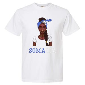 Somalian Flag Uniform Souvenirs Products Woman Somalia Garment-Dyed Heavyweight T-Shirt