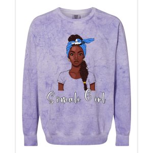 Somalian Flag Uniform Souvenirs Products Woman Somalia Colorblast Crewneck Sweatshirt