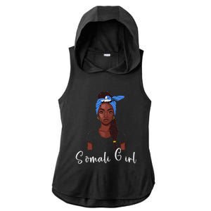 Somalian Flag Uniform Souvenirs Products Woman Somalia Ladies PosiCharge Tri-Blend Wicking Draft Hoodie Tank