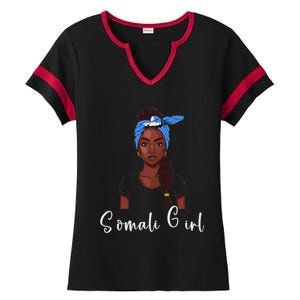 Somalian Flag Uniform Souvenirs Products Woman Somalia Ladies Halftime Notch Neck Tee