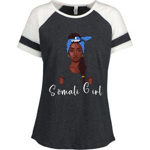 Somalian Flag Uniform Souvenirs Products Woman Somalia Enza Ladies Jersey Colorblock Tee