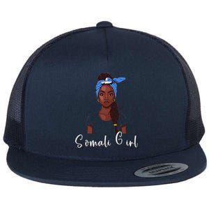 Somalian Flag Uniform Souvenirs Products Woman Somalia Flat Bill Trucker Hat