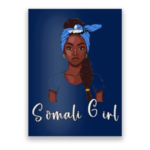 Somalian Flag Uniform Souvenirs Products Woman Somalia Poster