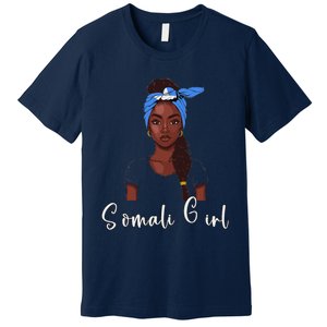 Somalian Flag Uniform Souvenirs Products Woman Somalia Premium T-Shirt