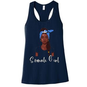 Somalian Flag Uniform Souvenirs Products Woman Somalia Women's Racerback Tank