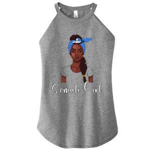 Somalian Flag Uniform Souvenirs Products Woman Somalia Women's Perfect Tri Rocker Tank