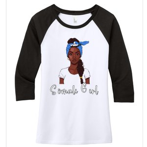 Somalian Flag Uniform Souvenirs Products Woman Somalia Women's Tri-Blend 3/4-Sleeve Raglan Shirt