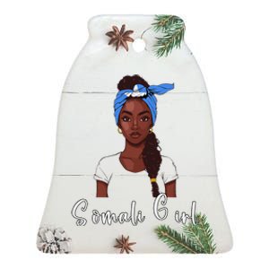 Somalian Flag Uniform Souvenirs Products Woman Somalia Ceramic Bell Ornament