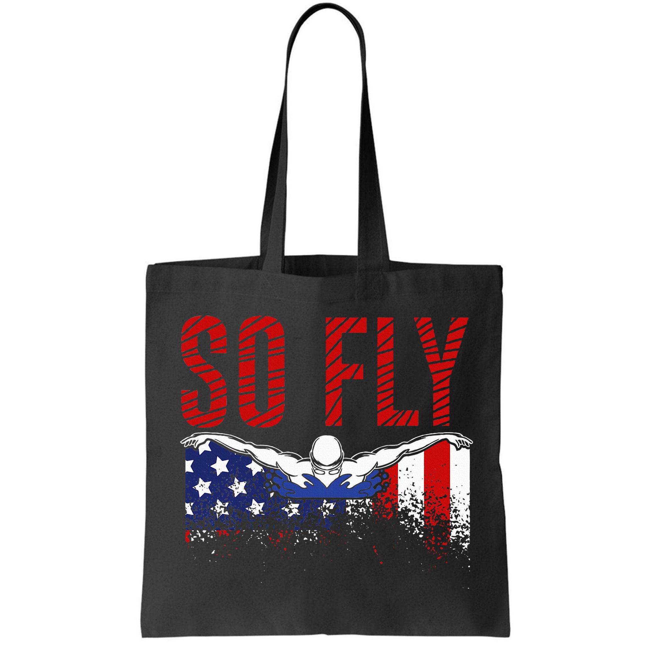 So Fly Usa Swimming Team Sports Athlete Us Swim Aquatic Bag