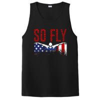 So Fly Usa Swimming Team Sports Athlete Us Swim Aquatic PosiCharge Competitor Tank