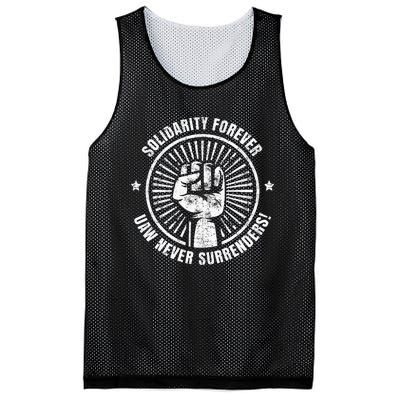 Solidarity Forever UAW Never Surrender UAW Union Strong Mesh Reversible Basketball Jersey Tank