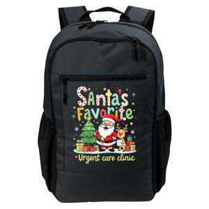 SantaS Favorite Urgent Care Clinic Merry Christmas Daily Commute Backpack