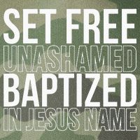 Set free unashamed baptized in Jesus name Legacy Tie Dye Trucker Hat
