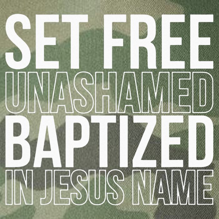 Set free unashamed baptized in Jesus name Legacy Tie Dye Trucker Hat