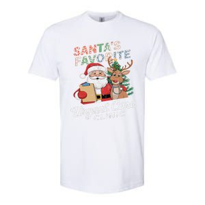 SantaS Favorite Urgent Care Clinic Christmas Softstyle® CVC T-Shirt