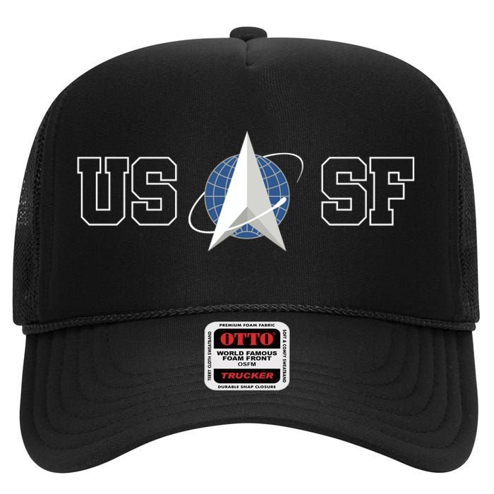 Space Force USSP High Crown Mesh Back Trucker Hat