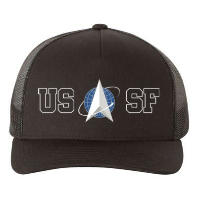 Space Force USSP Yupoong Adult 5-Panel Trucker Hat