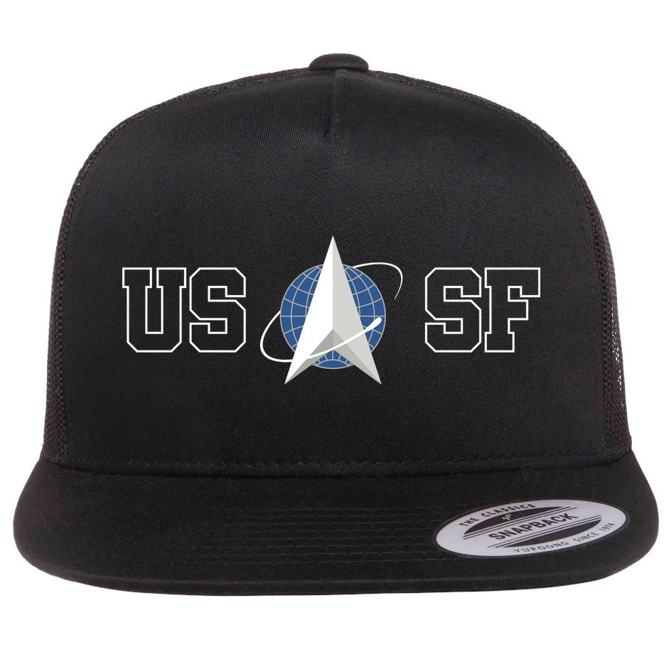 Space Force USSP Flat Bill Trucker Hat