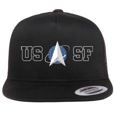 Space Force USSP Flat Bill Trucker Hat