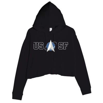 Space Force USSP Crop Fleece Hoodie