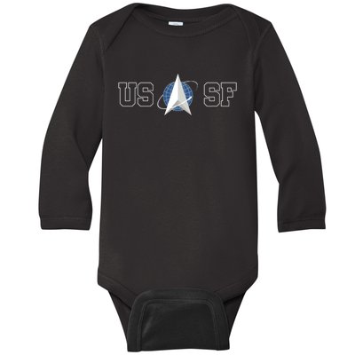 Space Force USSP Baby Long Sleeve Bodysuit