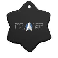 Space Force USSP Ceramic Star Ornament