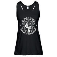 Solidarity Forever UAW Never Surrender UAW Union Strong Ladies Essential Flowy Tank