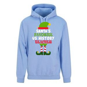 SantaS Favorite Us History Teacher Funny Christmas Vacation Meaningful Gift Unisex Surf Hoodie