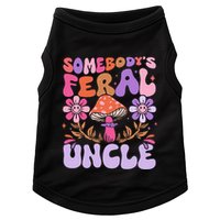 Somebody's Feral Uncle Groovy For Cool Uncle Gift For Uncle Doggie Tank