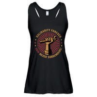 Solidarity Forever UAW Never Surrender UAW Union Strong Ladies Essential Flowy Tank