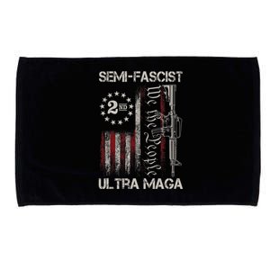 Semi Fascist Ultra Maga Political Humor Biden Quotes US Flag Microfiber Hand Towel