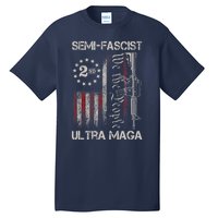 Semi Fascist Ultra Maga Political Humor Biden Quotes US Flag Tall T-Shirt