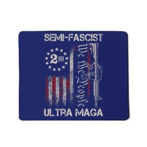 Semi Fascist Ultra Maga Political Humor Biden Quotes US Flag Mousepad