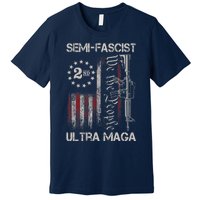 Semi Fascist Ultra Maga Political Humor Biden Quotes US Flag Premium T-Shirt