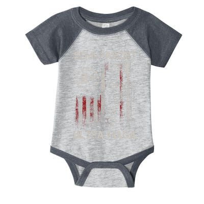 Semi Fascist Ultra Maga Political Humor Biden Quotes US Flag Infant Baby Jersey Bodysuit