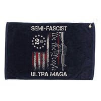 Semi Fascist Ultra Maga Political Humor Biden Quotes US Flag Grommeted Golf Towel