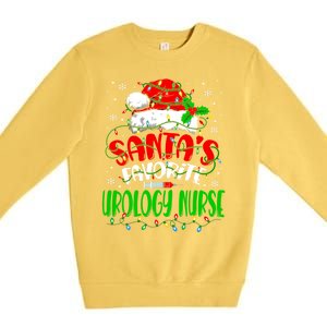 Santa Favorite Urology Nurse Christmas Urologist Nurse Gift Premium Crewneck Sweatshirt