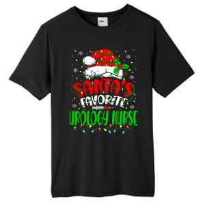 Santa Favorite Urology Nurse Christmas Urologist Nurse Gift Tall Fusion ChromaSoft Performance T-Shirt