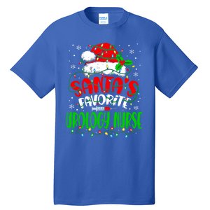 Santa Favorite Urology Nurse Christmas Urologist Nurse Gift Tall T-Shirt