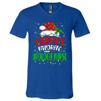 Santa Favorite Urology Nurse Christmas Urologist Nurse Gift V-Neck T-Shirt