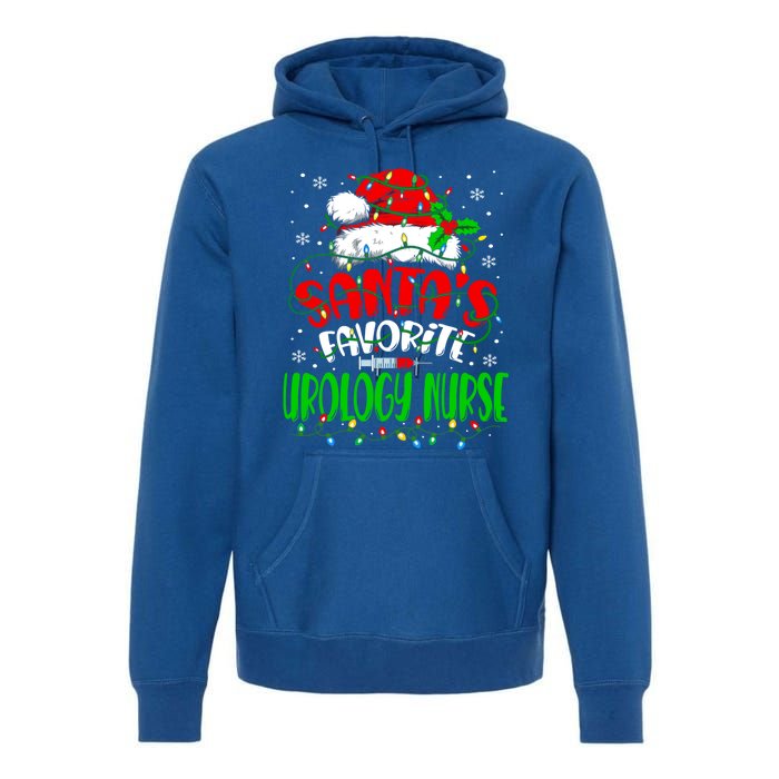 Santa Favorite Urology Nurse Christmas Urologist Nurse Gift Premium Hoodie